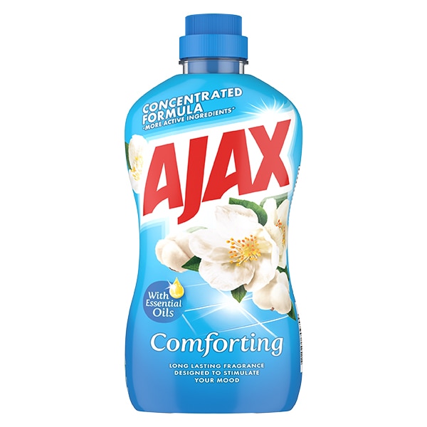 Ajax Comforting koncentreret universalrengøring med æteriske olier og hvide blomster