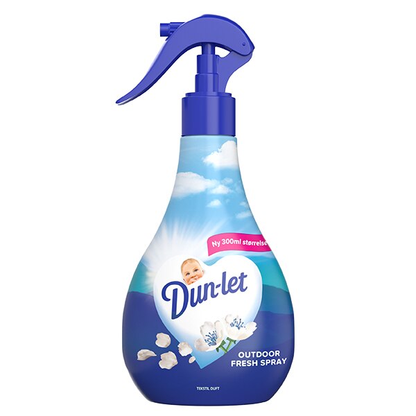 Dun-let Outdoor Fresh Spray tekstiropfrisker sprayflaske 300 ml