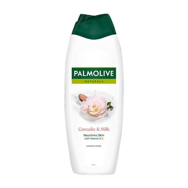 Palmolive Naturals Camelia & Milk plejede badesæbe med kamelia og E-vitamin