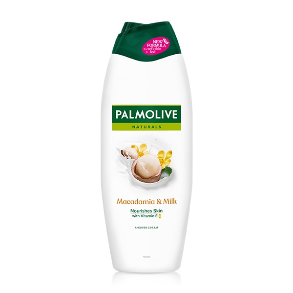 Palmolive Naturals Macadamia & Milk plejede badesæbe med macadamianød