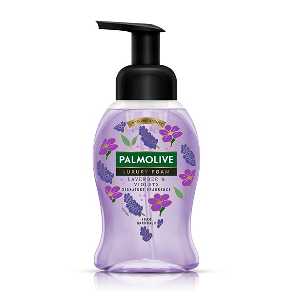 Palmolive Luxury Foam skumsæbe til hænder med duft af lavendel og viol