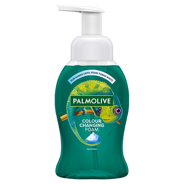 Palmolive Colour Changing Foam flydende sæbe til børn med kameleonmotiv