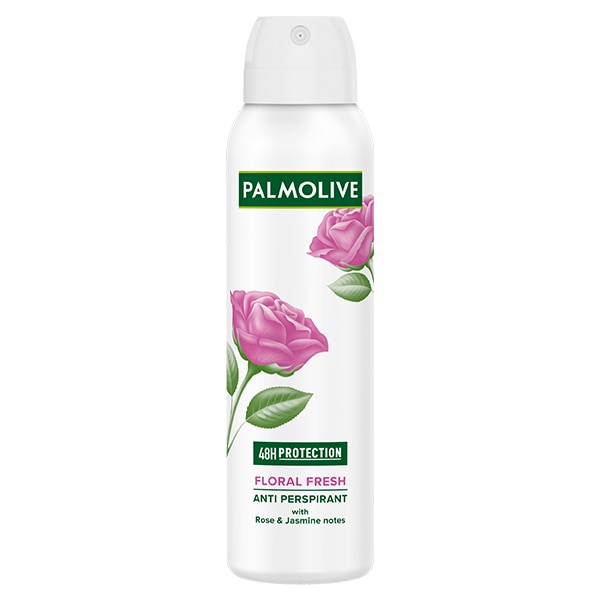 Palmolive Floral Fresh antiperspirant spray med duft af rose og jasmin
