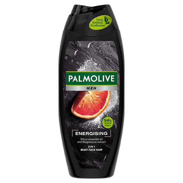Palmolive Men Energising 3-i-1 shower gel med citrus og magnesium