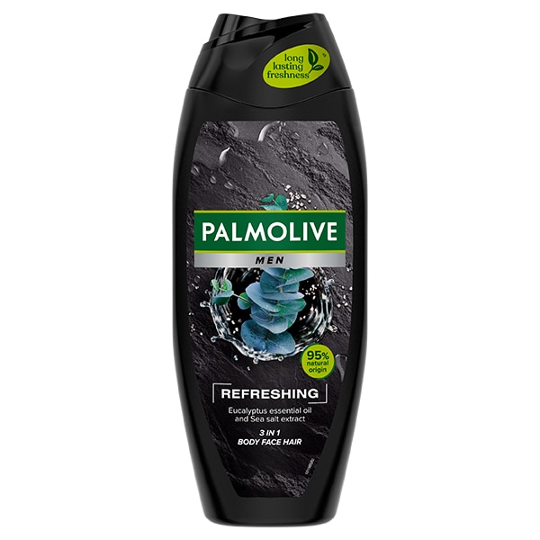Palmolive Men Refreshing 3-i-1 shower gel med eukalyptus og havssalt
