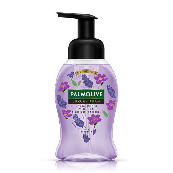 Palmolive Luxury Foam skumsæbe til hænder med duft af lavendel og viol