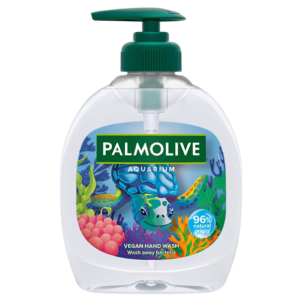 Palmolive Aquarium vegansk flydende håndsæbe med havskildpadde motiv