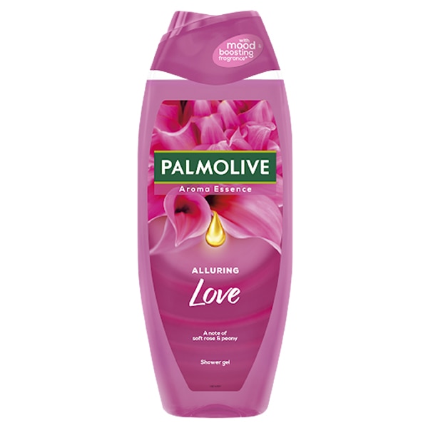 Palmolive Aroma Essence Alluring Love shower gel med rose og pæon